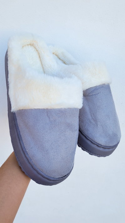Pantufla Lisa Gris Talle 32/3