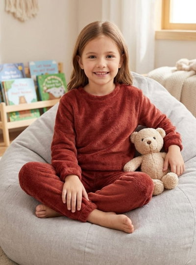 Pijama Infantil Plush Terra Talle 8 y 10