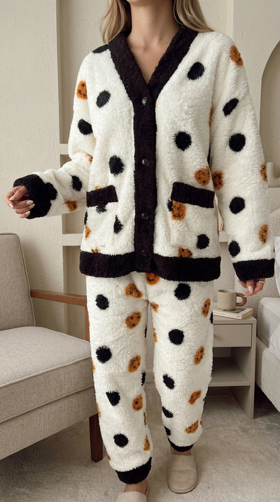 Pijama polar Abotonado Talle 4