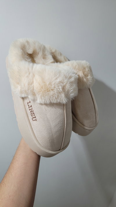 Pantufla Lisa Beige Talle 36/7