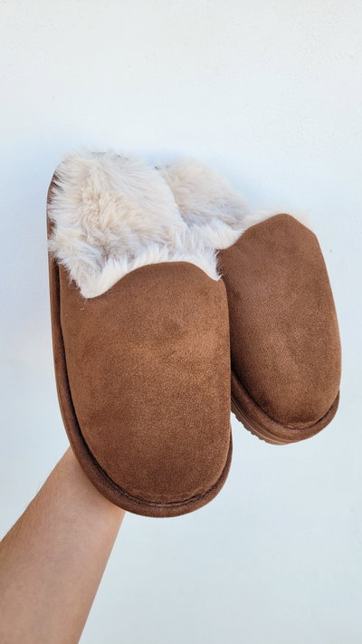 Pantufla Bajas Choco Talle 34 al 37