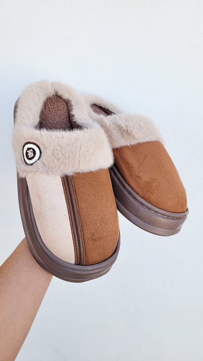 Pantufla Unisex Marron Talle 40/1