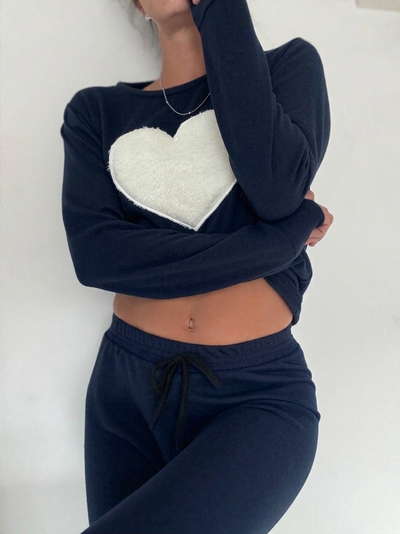 Pijama Cuore Azul Talle 1
