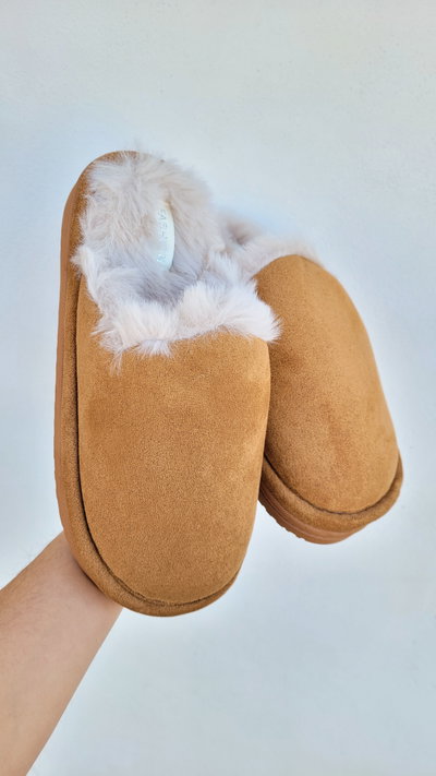 Pantufla Bajas Marron Talle 34 al 37