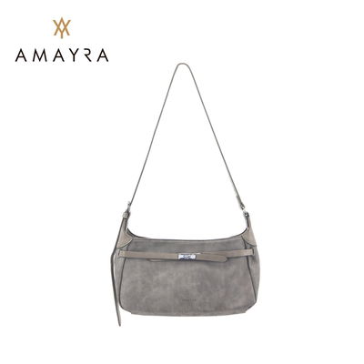 Mini Bag Gris con Neceser 