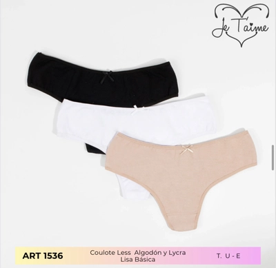 Je taime 1536 Pack x3 CulotteLess