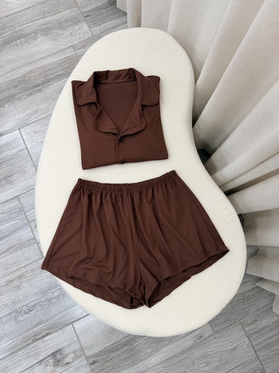 Camisero Corto Choco Talle L