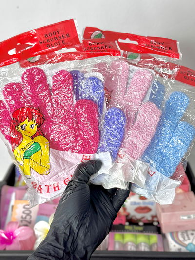 GUANTES PARA BANO 