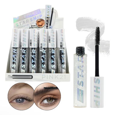 Máscara y fijador transparente pink 22