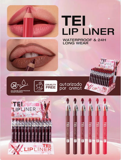 TEI delineador grueso con sacapuntas 