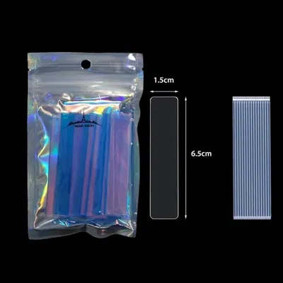 EXIBIDOR DE TIPS ACRILICO X 10 PCS TORNASOLADOS 