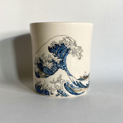 Taza sin asa "La Ola"