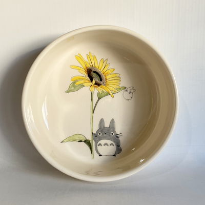 Plato Hondo Totoro Girasol