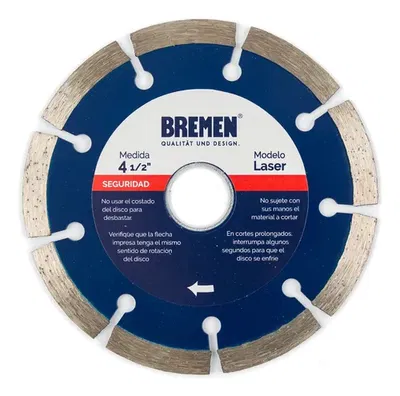 DISCO DIAM. BREMEN® 4-½"    Seco (LASER) 4526