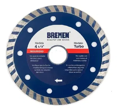 DISCO DIAM. BREMEN® 4-½"   Combinado TURBO 4527