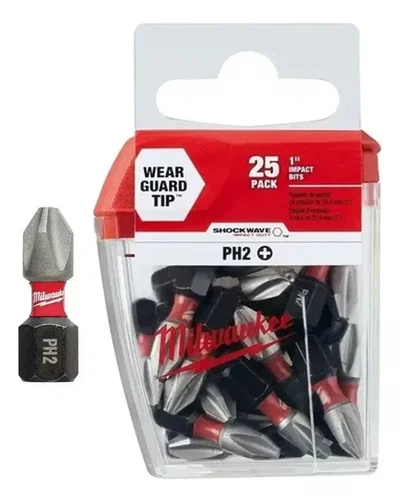 Phillips x 25 ATornilladora Nro 2 Tic Tac (Accesorios) - 4832-4604