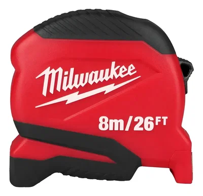 CINTAS METRICAS MILWAUKEE - COMPACTA RETRACTIL 8MX25MM - 48221726