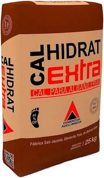 Cal Avellaneda Hidrat Extra x 25 Kg