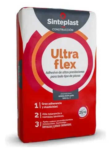 Adhesivo Ultraflex Sinteplast - 25 Kg
