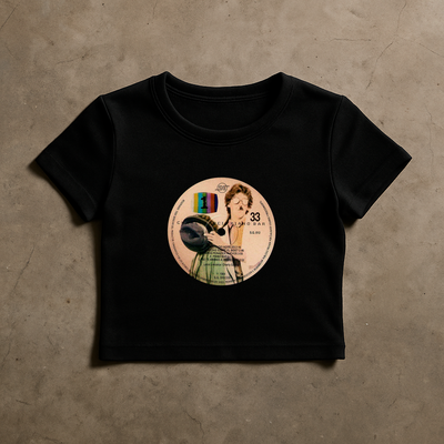 Baby tee CHARLY - PIANO BAR vinilo xShakirakimz