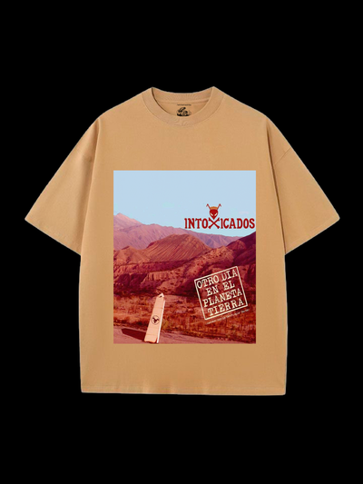 OTRO DIA EN EL PLANETA TIERRA -Over beige