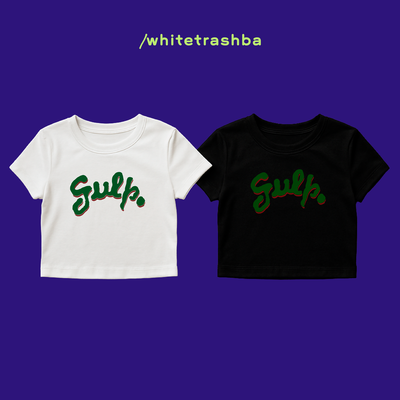 Baby Tees GULP! - Verde y Bordo