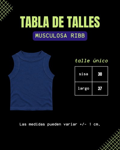 Comodín -Musculosa Ribb