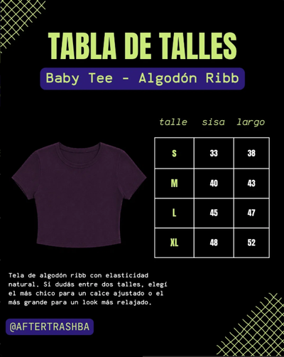 AFICHE MUSEO ROCK - CJS - Baby Tee Ribb