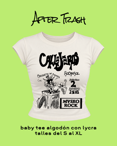 AFICHE MUSEO ROCK - CJS - Baby Tee Lycra