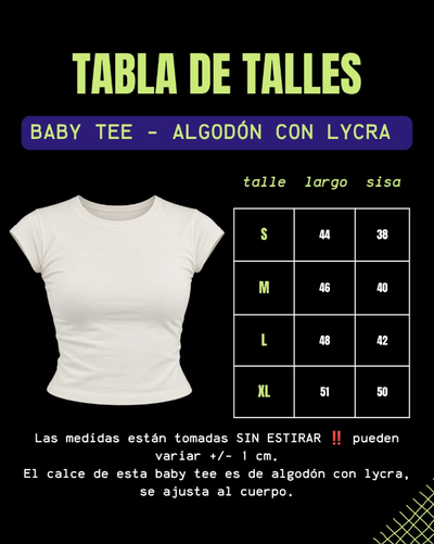 ROCANROL - CJS - Baby Tee Lycra