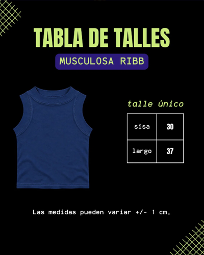 ROCANROL - CJS - Musculosa Ribb