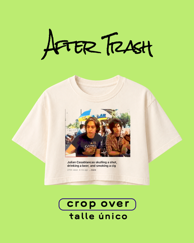JULIAN CASABLANCAS SKULLING A SHOT - THE STROKES - Baby Tee