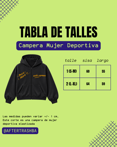 ¡Bang! ¡Bang!... Estás liquidado Afiche - Campera Mujer Deportiva