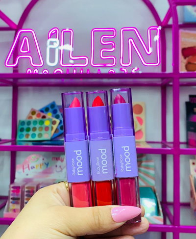LABIAL DOBLE FEELS MOOD RUBY ROSE