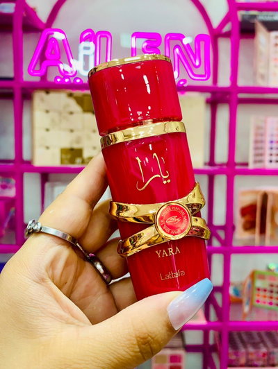 Perfume árabe chico Yara fucsia