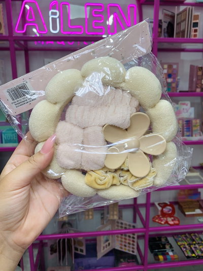 Vincha mas muñequera y traba 