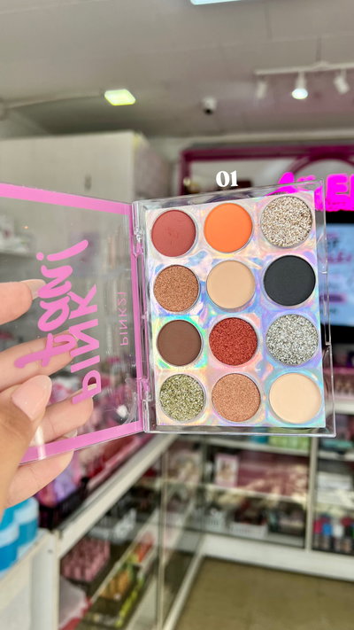 Paleta de sombra pink fan 