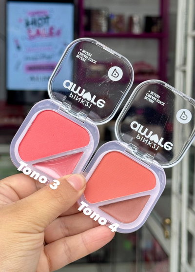 Rubor pink 21 polvo + crema