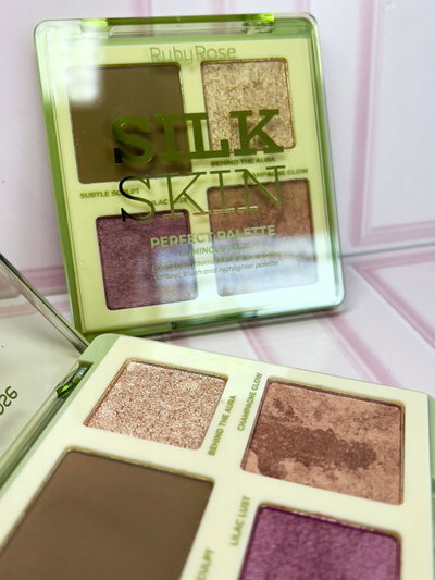 Cuarteto silk contorno / bronzer / iluminador