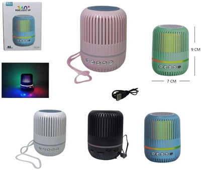 PARLANTE BT RGB USB/TF