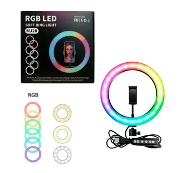 ARO LED RGB 20CM ( no incluye tripode)