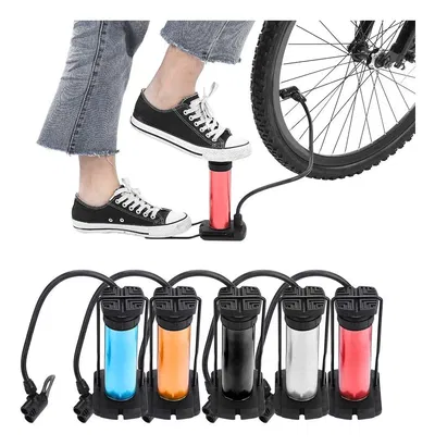Inflador Pie Pedal Bici Auto Moto Con Pico Pelota Inflables