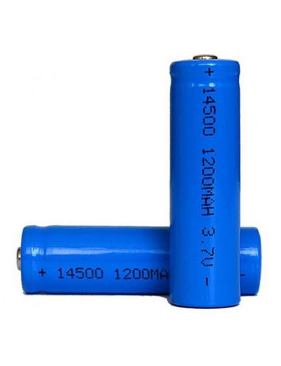 Bateria De Litio Pila AA Recargable 14500 1200mAh 3.7v