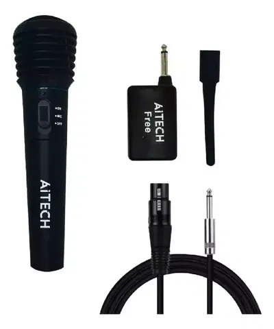 Micrófono Inalámbrico Profesional Aitech Karaoke