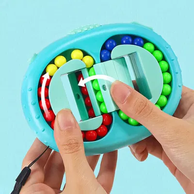 Cubo Rubik Puzzle Interativo Con Bolitas Coloridas Juego De Ingenio