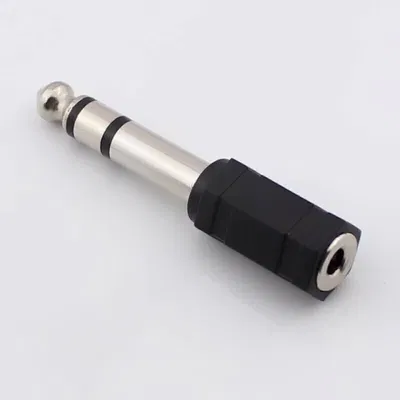Adaptador Miniplug 6.5mm Macho a 3.5mm Hembra