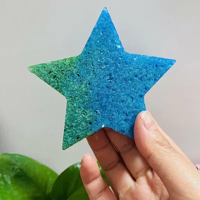 Molde De Silicona Estrella De 5 Puntas 8cm Acabado Liso