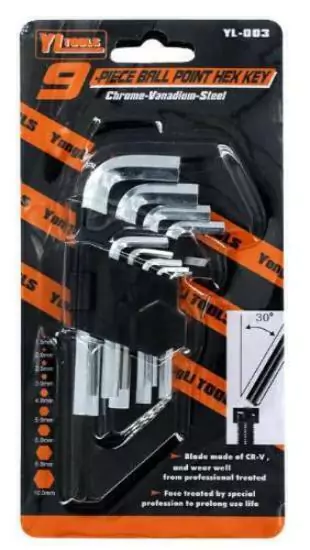 SET LLAVE ALLEN x 9 CHICO