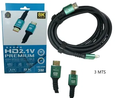 Cable Hdmi Premium 8k 4k Alta Velocidad Ultra Hd 48gbps 3m
