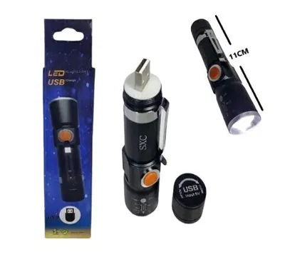 LINTERNA LED RECARGABLE USB